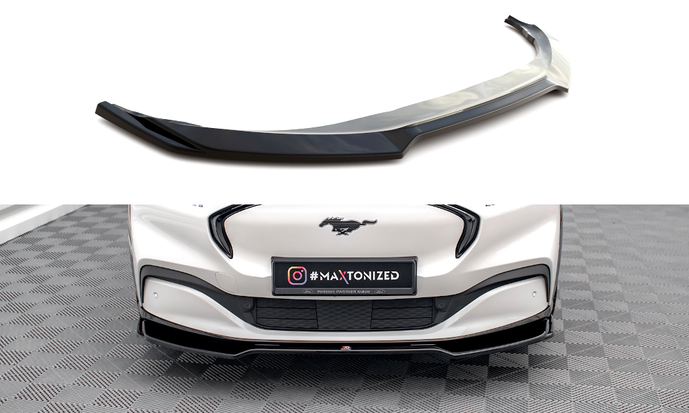 Maxton Front Splitter V.2 Ford Mustang Mach-E Mk1