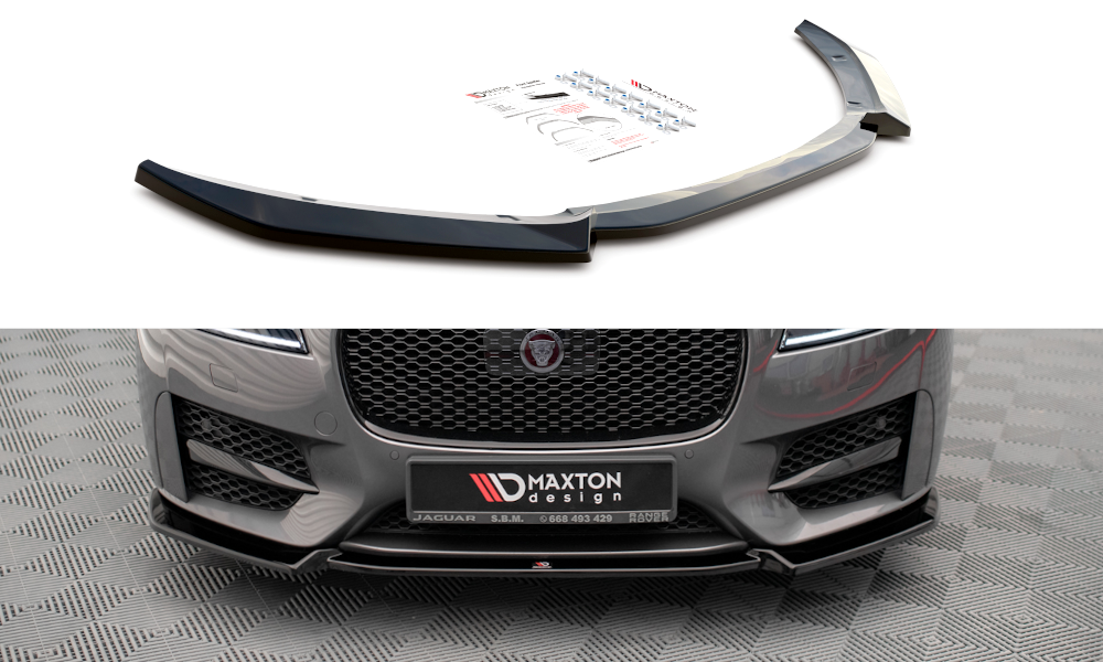 Maxton Front Splitter V.2 Jaguar Xf R-Sport Mk2