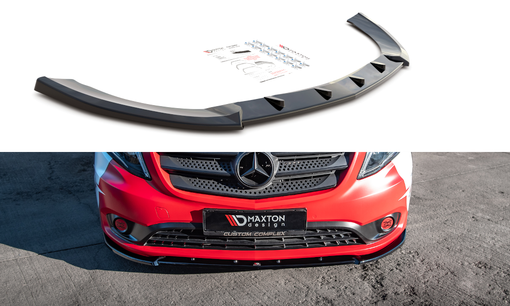 Maxton Front Splitter V.2 Mercedes-Benz Vito W447 Facelift