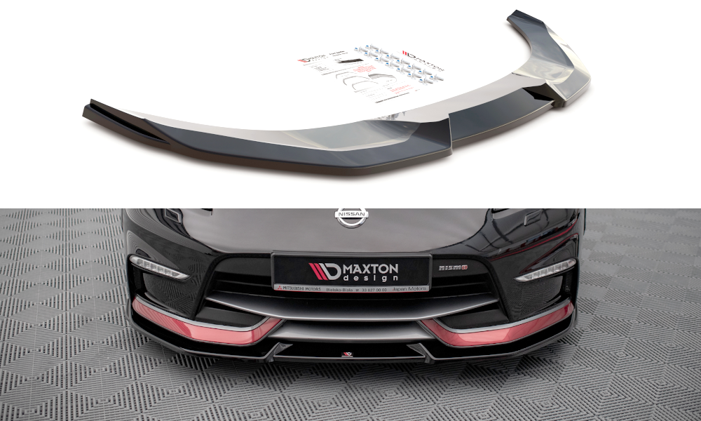 Maxton Front Splitter V.2 Nissan 370z Nismo Facelift