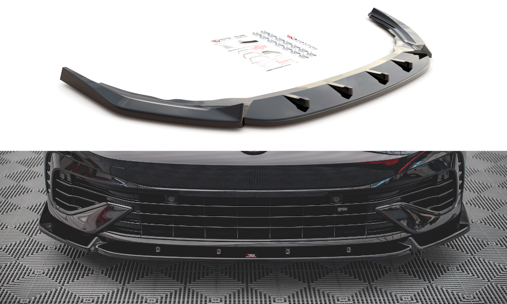 Maxton Front Splitter V.2 Volkswagen Golf R Mk8