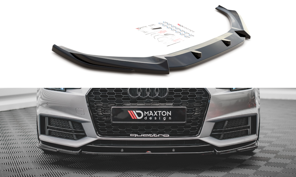 Maxton Front Splitter V.3 Audi S4 / A4 S-Line B9