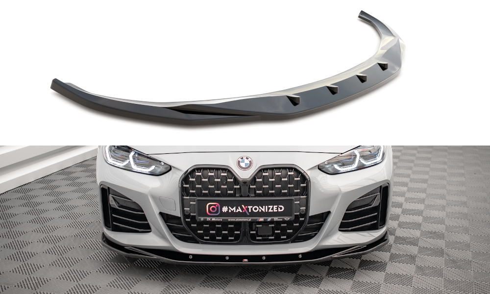 Maxton Front Splitter V.3 Bmw 4 Gran Coupe M-Pack G26