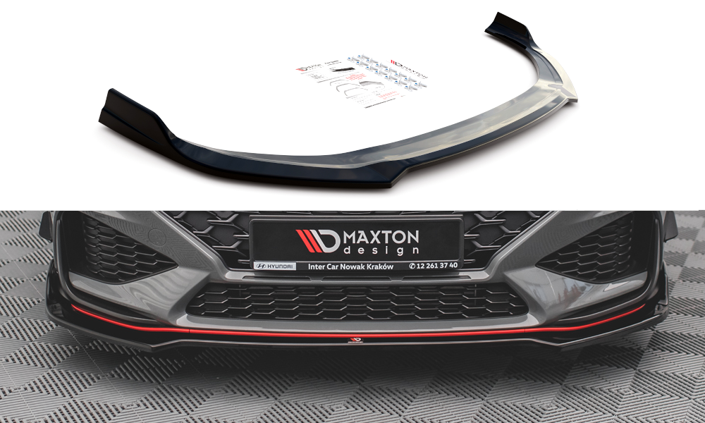 Maxton Front Splitter V.3 Hyundai I30 N Hatchback/Fastback Mk3 Facelift