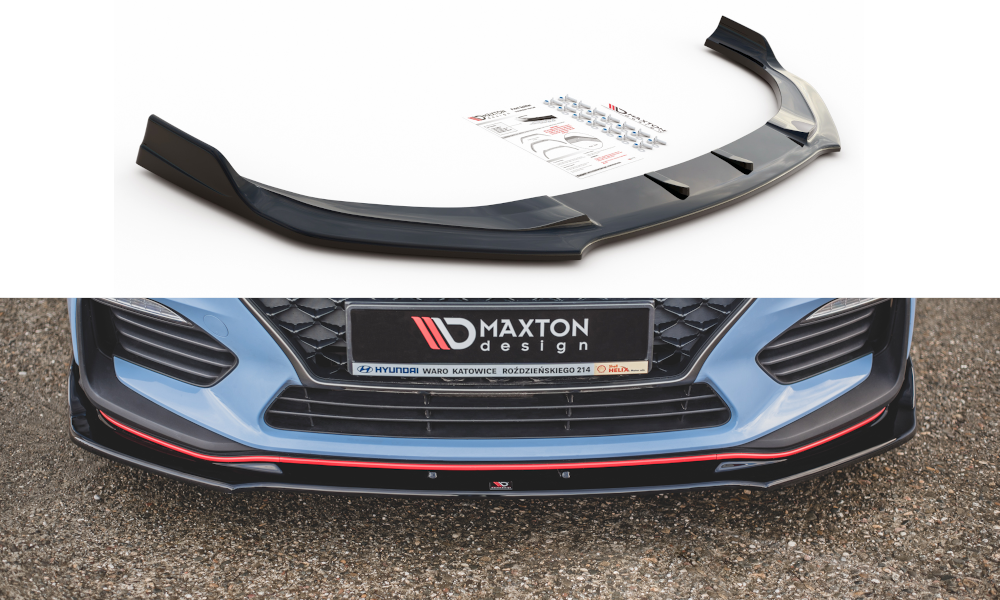 Maxton Front Splitter V.3 Hyundai I30 N Mk3 Hatchback/ Fastback
