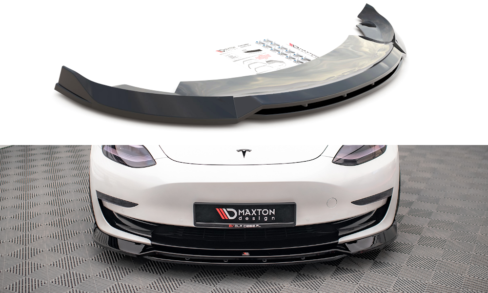 Maxton Front Splitter V.3 Tesla Model 3