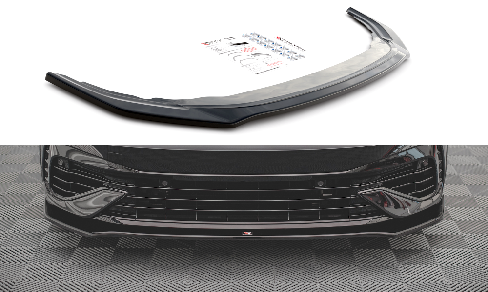 Maxton Front Splitter V.3 Volkswagen Golf R Mk8