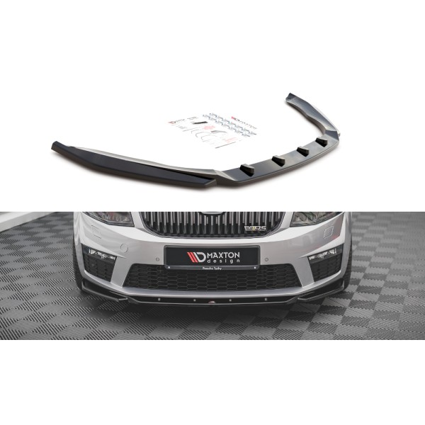 Maxton Front Splitter V.4 Skoda Octavia Rs Mk3