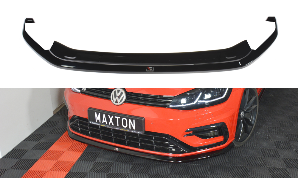 Maxton Front Splitter V.6 Vw Golf 7 R / R-Line Facelift