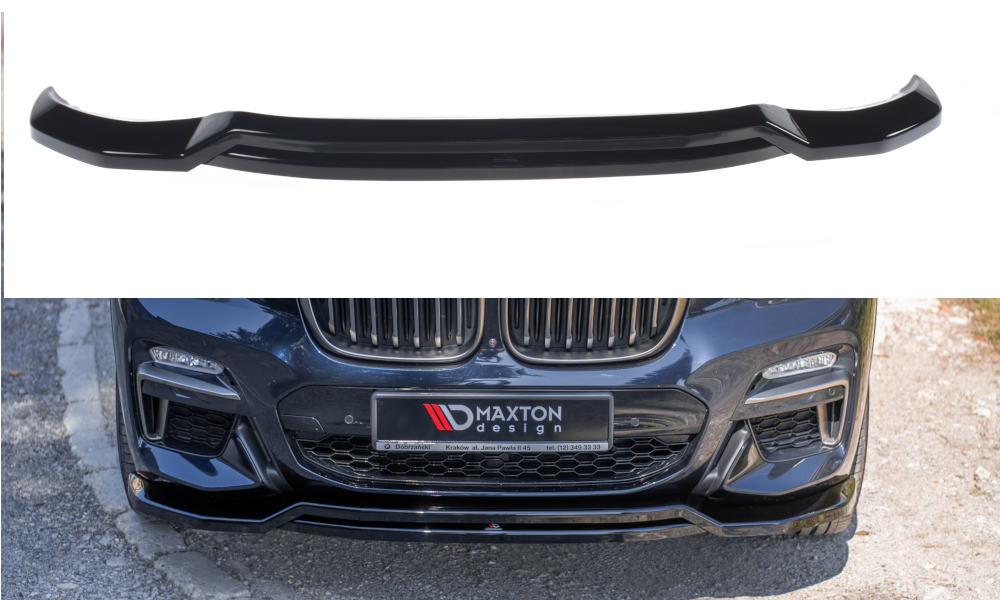 Maxton Front Splitter For Bmw X4 M-Pack G02
