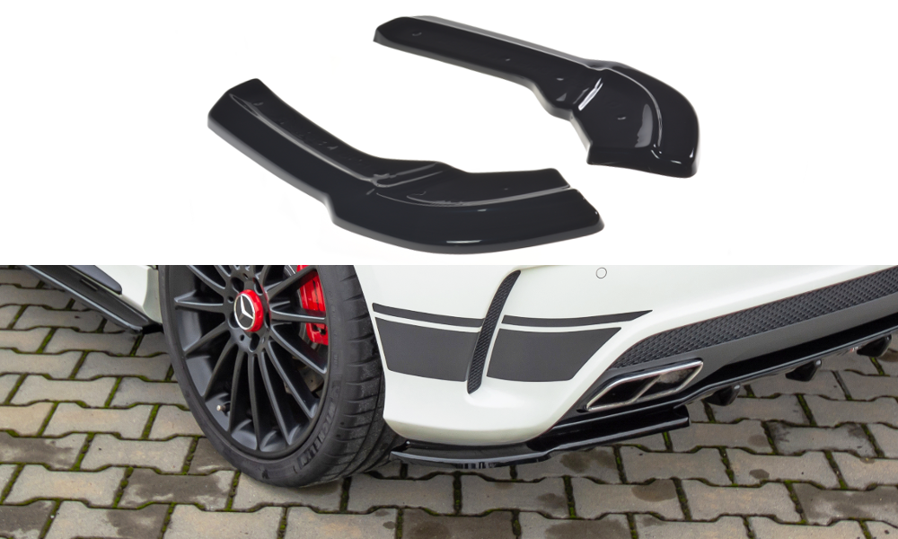 Maxton Rear Side Splitters Mercedes A45 Amg W176