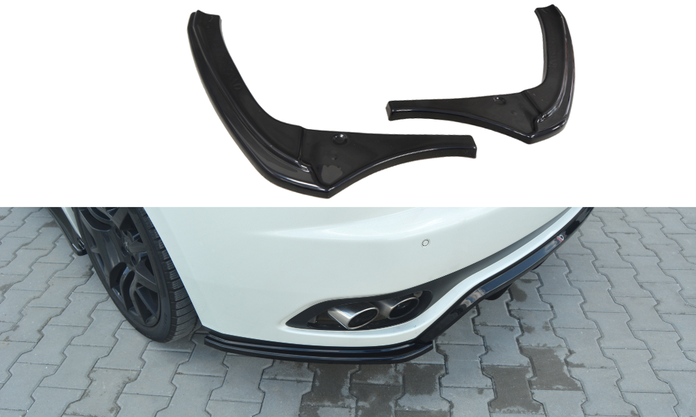 Maxton Rear Side Splitters V.2 Maserati Granturismo 2007-2011