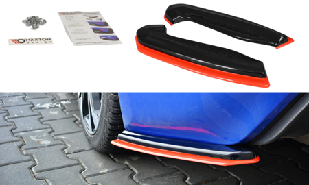 Maxton Rear Side Splitters V.2 Subaru Brz Facelift