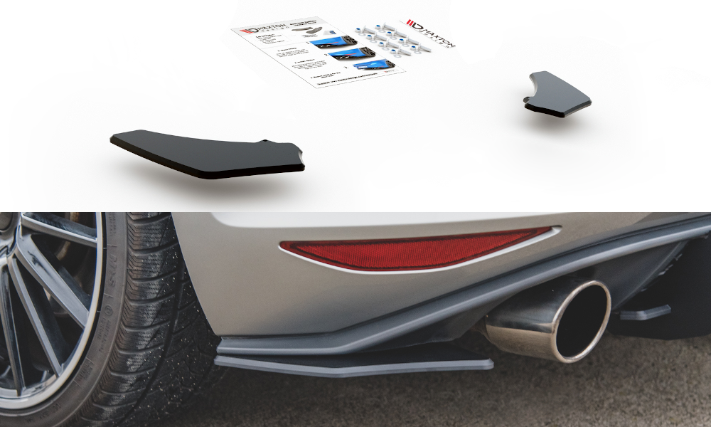 Maxton Racing Durability Rear Side Splitters V.2 Vw Golf 7 Gti