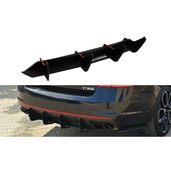 Maxton Rear Diffuser Skoda Octavia Rs Mk3 / Mk3 Fl Hatchback / Estate