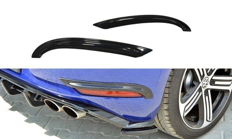 Maxton Rear Frames For Lights Vw Golf 7 R / R-Line Facelift