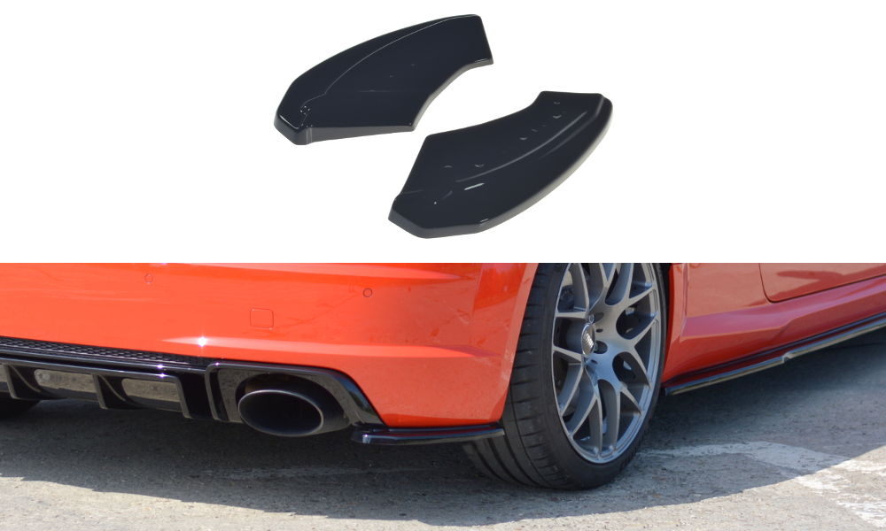 Maxton Rear Side Splitters Audi Tt Rs 8s