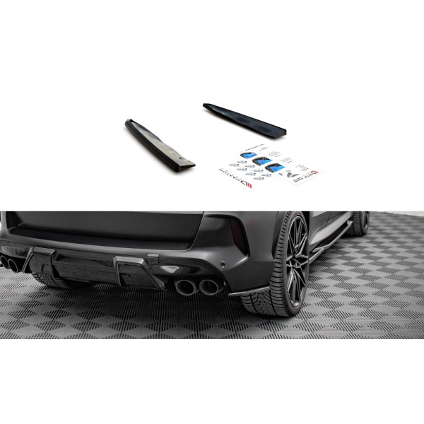 Maxton Rear Side Splitters Bmw X5m F95