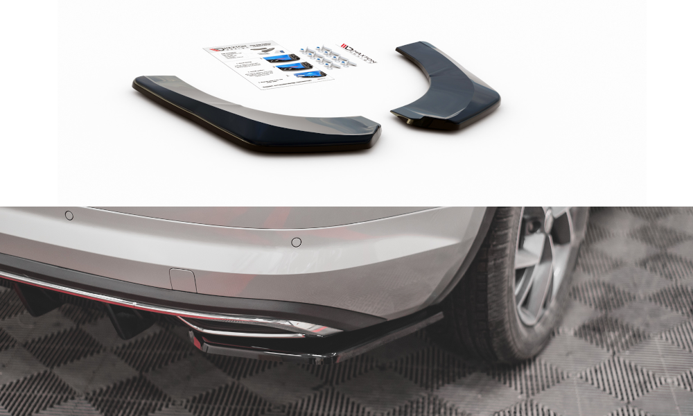 Maxton Rear Side Splitters Skoda Kodiaq Mk1 Sportline
