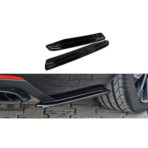 Maxton Rear Side Splitters Skoda Octavia Rs Mk3 / Mk3 Fl Hatchback / Estate
