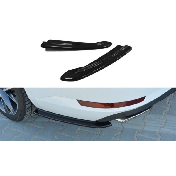 Maxton Rear Side Splitters Skoda Superb Mk3 Hatchback / Estate