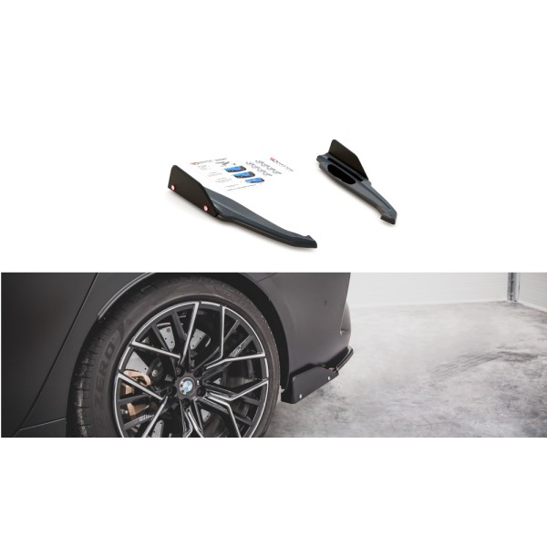 Maxton Rear Side Splitters V.1 + Flaps Bmw M8 Gran Coupe F93