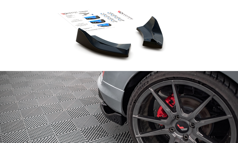 Maxton Rear Side Splitters V.1 Ford Fiesta St Mk8