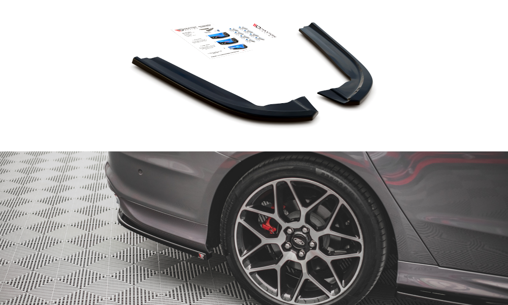Maxton Rear Side Splitters V.1 Ford Mondeo St-Line Mk5 Facelift