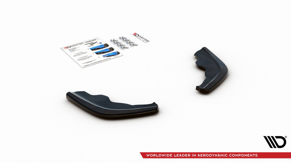 Maxton Rear Side Splitters V.1 For Bmw 1 F40 M-Pack