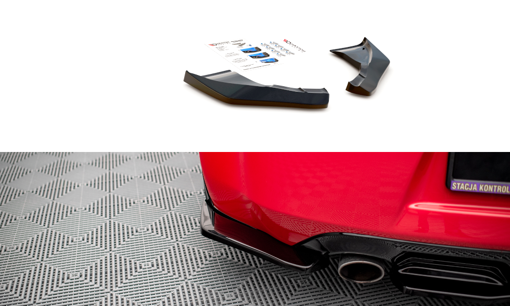 Maxton Rear Side Splitters V.2 Nissan 370z