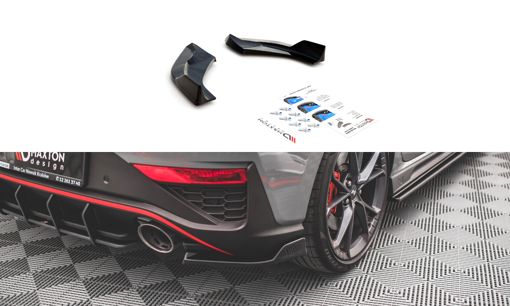 Maxton Rear Side Splitters V.3 Hyundai I30 N Hatchback Mk3 Facelift