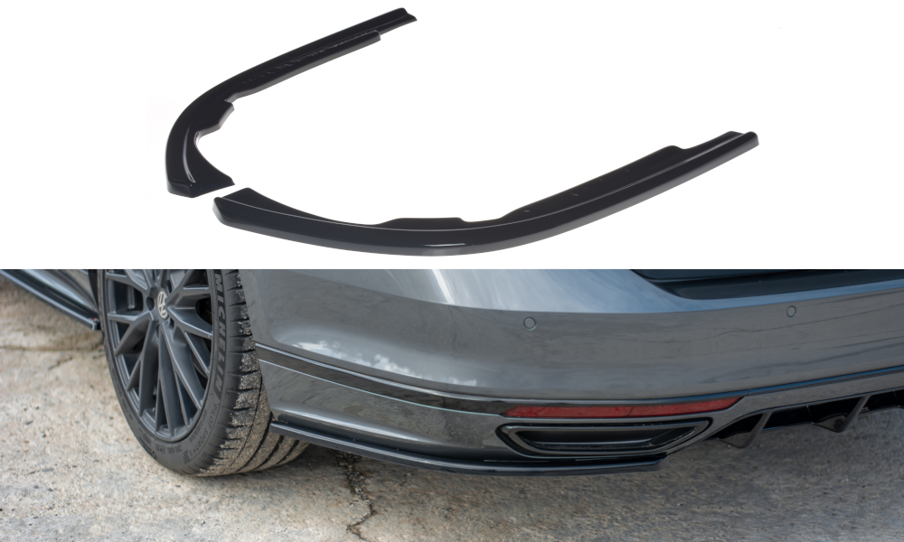 Maxton Rear Side Splitters Volkswagen Passat R-Line B8