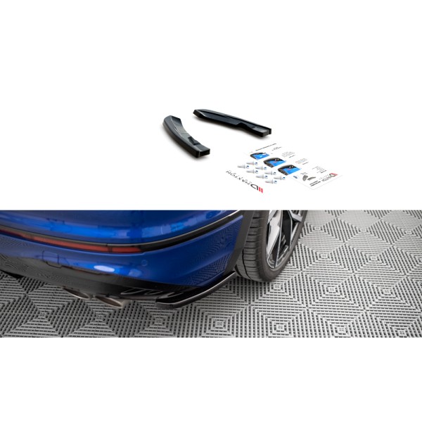Maxton Rear Side Splitters Volkswagen Tiguan R Mk2 Facelift