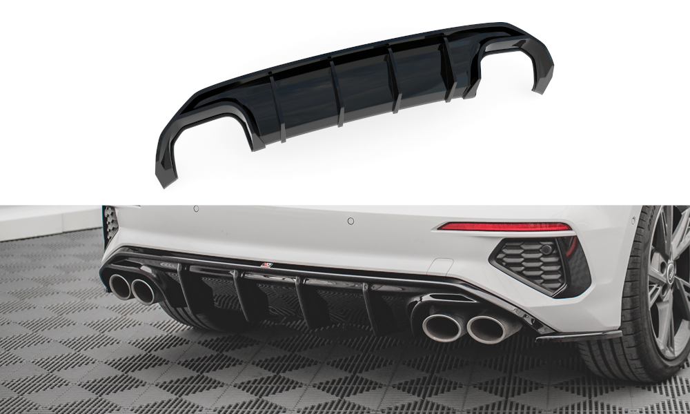 Maxton Rear Valance Audi S3 Sportback 8y
