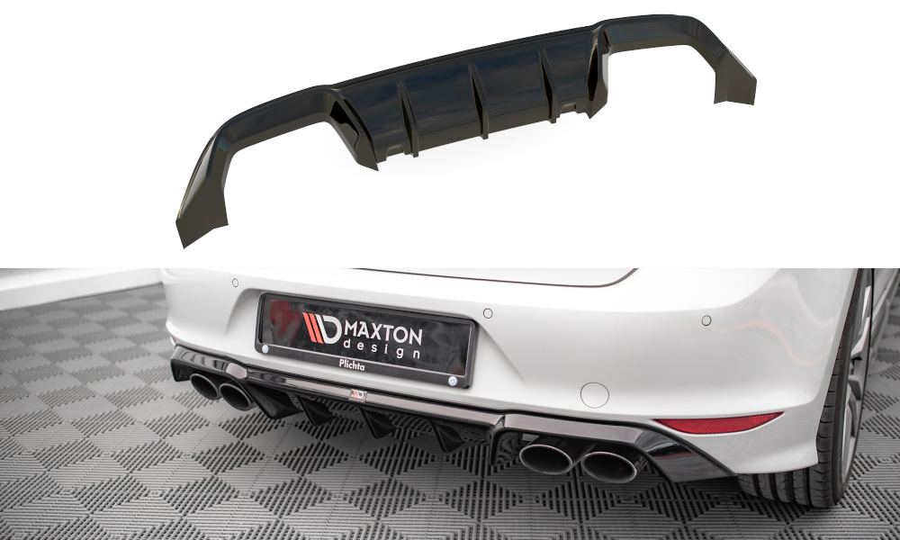 Maxton Rear Valance Volkswagen Golf R Mk7