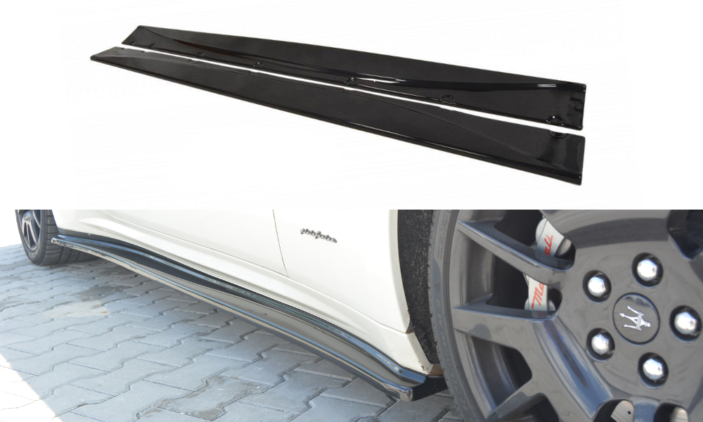 Maxton Side Skirts Diffusers Maserati Granturismo 2007-2011