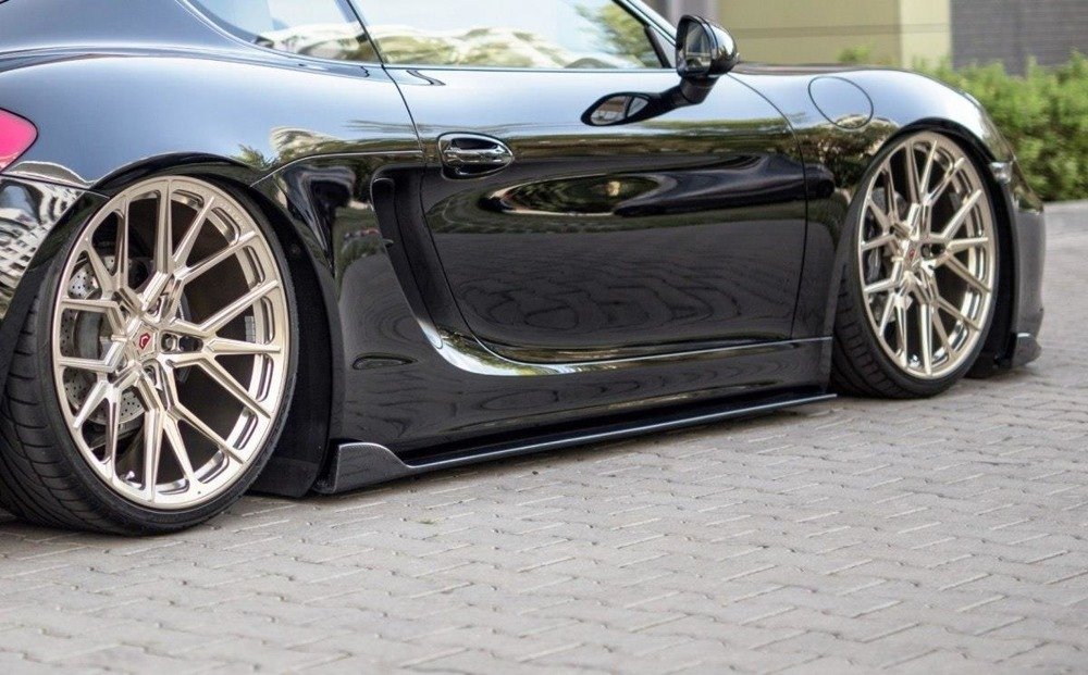 Maxton Side Skirts Diffusers Porsche Cayman Mk2 981c