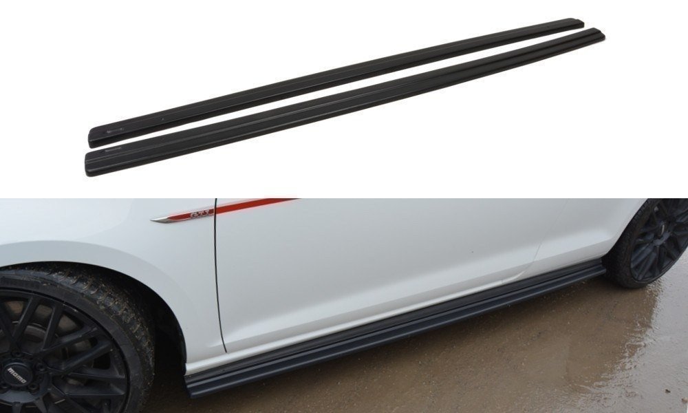 Maxton Side Skirts Diffusers Vw Golf Vii Gti Preface/Facelift (wide)