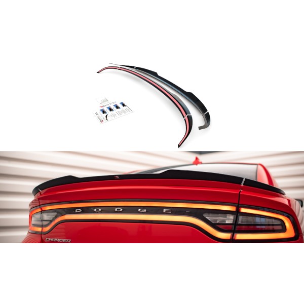 Maxton Set Of Spoiler Caps Dodge Charger Rt Mk7 Facelift