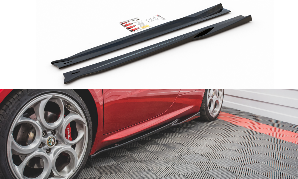 Maxton Side Skirts Diffusers Alfa Romeo 4c