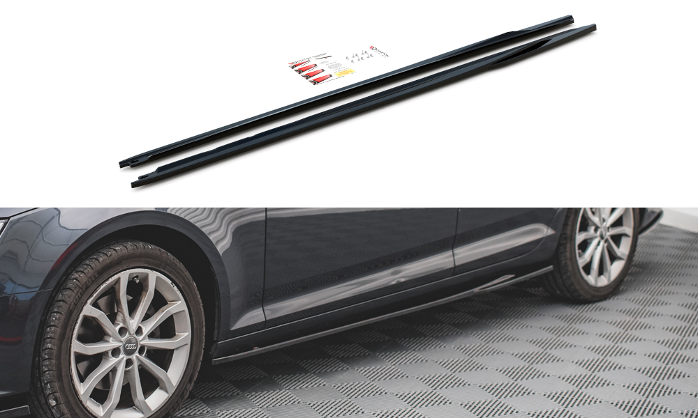 Maxton Side Skirts Diffusers Audi A4 Avant B9