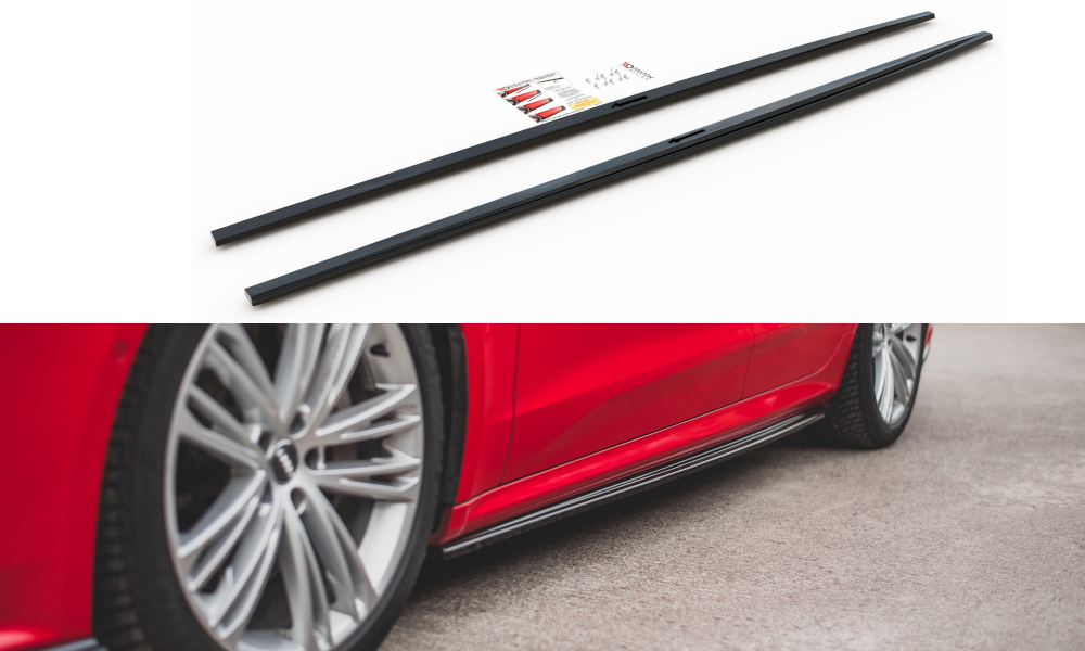 Maxton Side Skirts Diffusers Audi A7 C8 S-Line / S7 C8