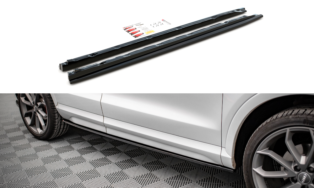 Maxton Side Skirts Diffusers Audi Q3 8u Facelift