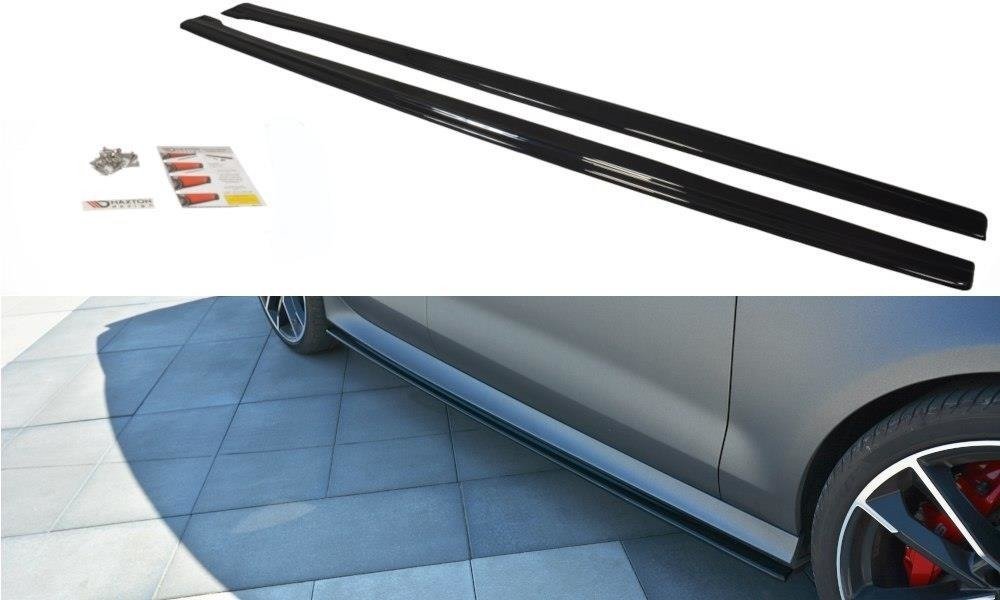 Maxton Side Skirts Diffusers Audi Rs7 C7 Fl