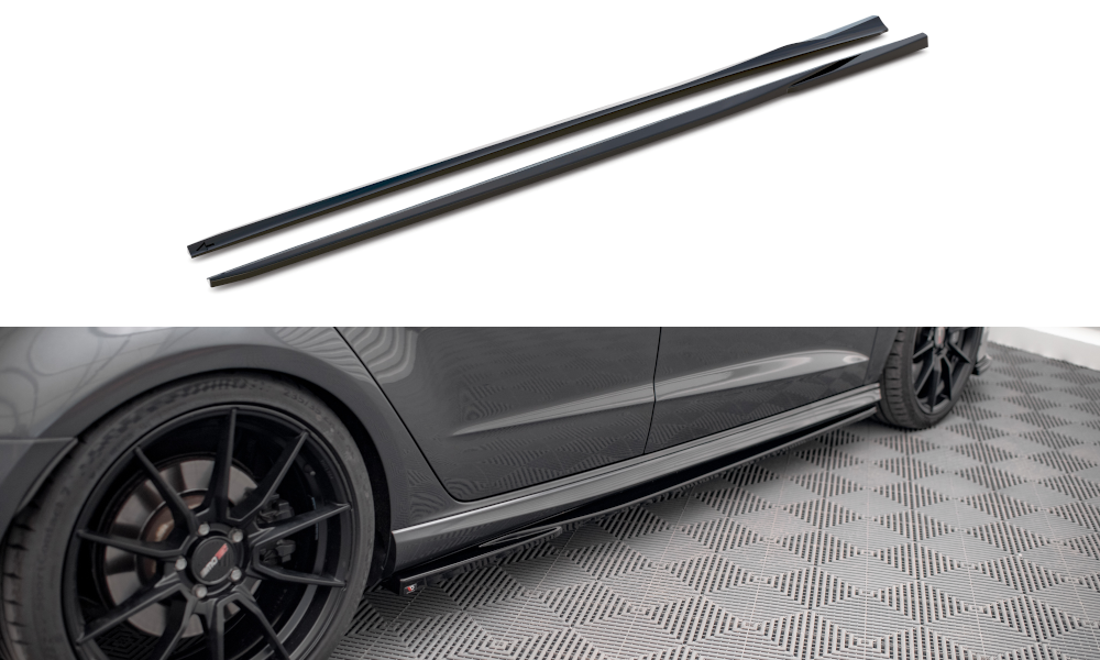 Maxton Side Skirts Diffusers Audi S3 Sportback 8v Facelift