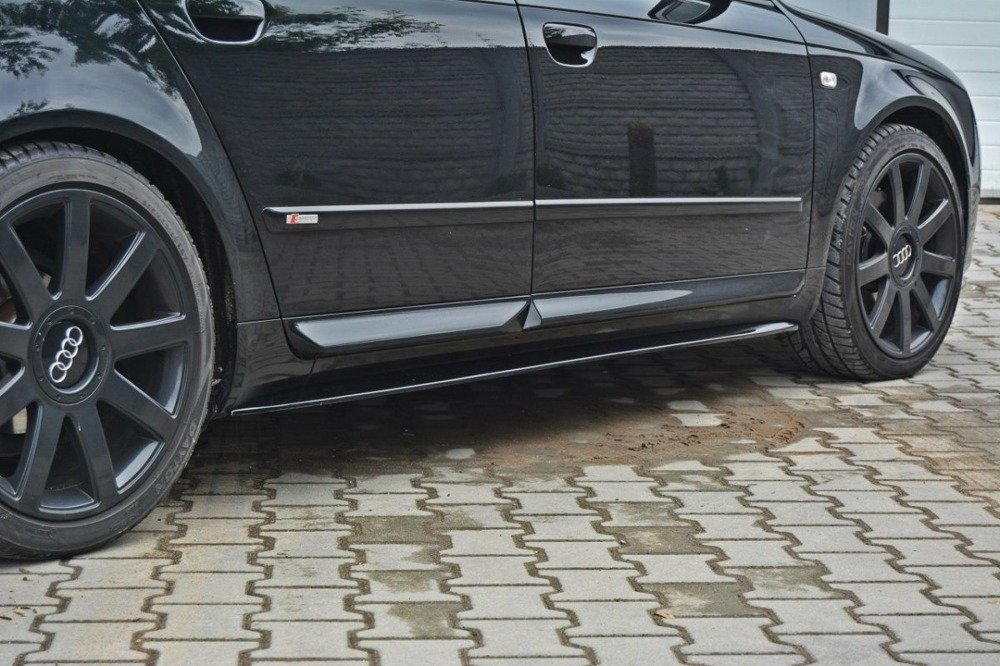 Maxton Side Skirts Diffusers Audi S4 / A4 / A4 S-Line B6 / B7
