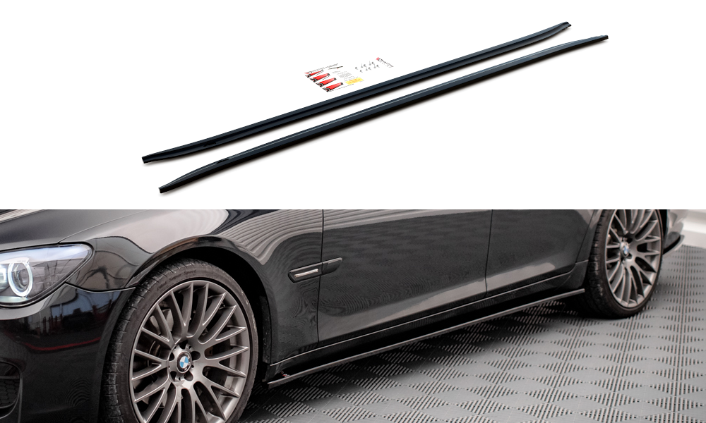 Maxton Side Skirts Diffusers Bmw 7 M-Pack F01