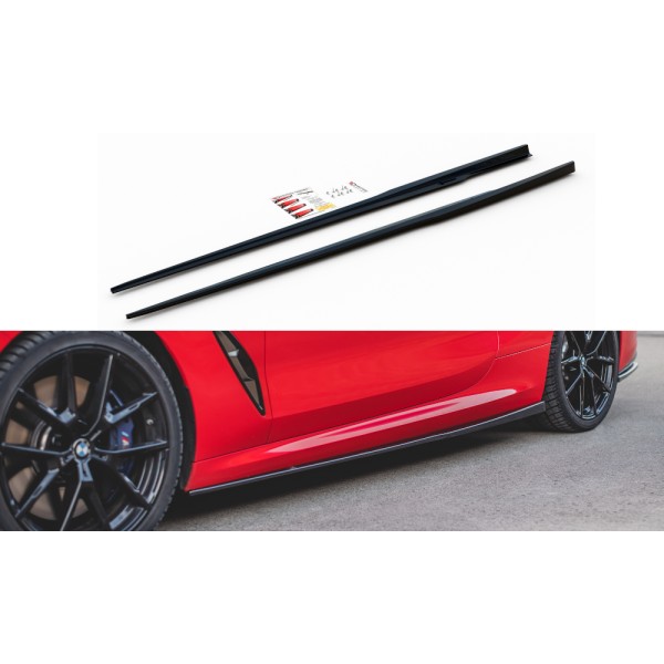 Maxton Side Skirts Diffusers Bmw 8 Coupe M-Pack G15