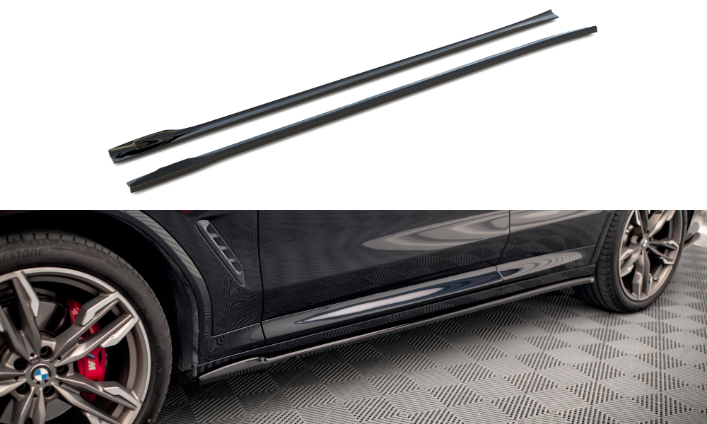 Maxton Side Skirts Diffusers Bmw X3 M40d / M40i / M-Pack G01