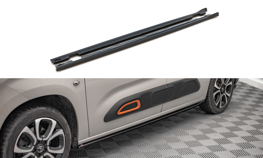 Maxton Side Skirts Diffusers Citroen Berlingo Mk3